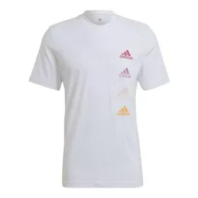 Herren Kurzarm-T-Shirt Adidas Essentials Gradient Weiß von Adidas, Herren - Ref: S6435077, Preis: 22,14 €, Rabatt: %