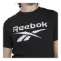 Camiseta de Manga Corta Mujer Reebok Cropped Identity Negro de Reebok, Mujer - Ref: S6435084, Precio: 19,21 €, Descuento: %