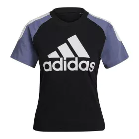 Women’s Short Sleeve T-Shirt Adidas Sportswear Colorblock Black by Adidas, Women - Ref: S6435095, Price: 30,76 €, Discount: %