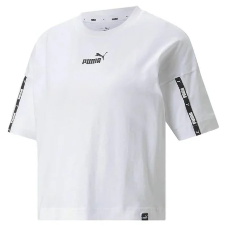 Women’s Short Sleeve T-Shirt Puma Power Tape Cropped White by Puma, Women - Ref: S6436666, Price: 22,14 €, Discount: %