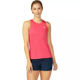 Camisola de Manga Curta Mulher Asics Core Tank Cor de Rosa de Asics, Mulher - Ref: S6437394, Preço: 21,91 €, Desconto: %