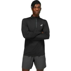 Men’s Long Sleeve T-Shirt Asics Core 1/2 Black With zip by Asics, Men - Ref: S6437429, Price: 35,07 €, Discount: %