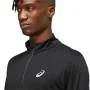 Camiseta de Manga Larga Hombre Asics Core 1/2 Negro Con cremallera de Asics, Hombre - Ref: S6437429, Precio: 35,07 €, Descuen...