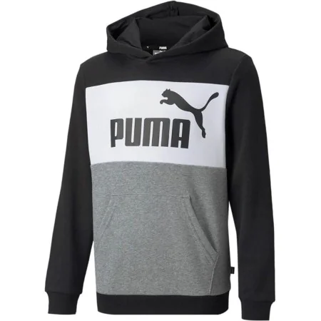 Polar com Capuz Criança Puma Essential Colorblock Preto de Puma, Menino - Ref: S6437433, Preço: 30,06 €, Desconto: %