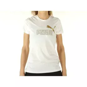 T-shirt à manches courtes femme Puma Graphic Tee Blanc de Puma, Femme - Réf : S6437443, Prix : 23,99 €, Remise : %