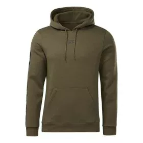 Men’s Hoodie Reebok Training Essentials Tape Khaki by Reebok, Men - Ref: S6437720, Price: 41,22 €, Discount: %