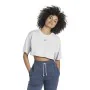 Camiseta de Manga Corta Mujer Reebok Fitness Crop Vector Velour Gris claro de Reebok, Mujer - Ref: S6437930, Precio: 26,32 €,...