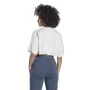 Camisola de Manga Curta Mulher Reebok Fitness Crop Vector Velour Cinzento claro de Reebok, Mulher - Ref: S6437930, Preço: 26,...