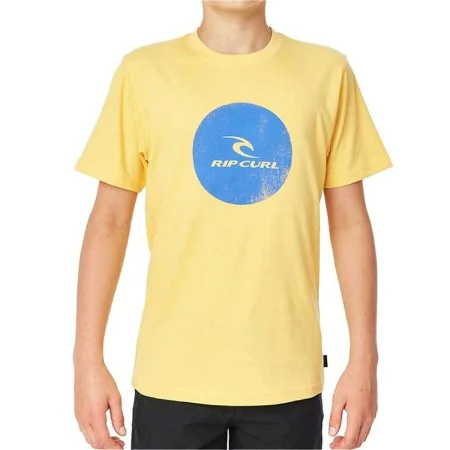 Child's Short Sleeve T-Shirt Rip Curl Corp Icon B Yellow by Rip Curl, Boys - Ref: S6438296, Price: 12,98 €, Discount: %