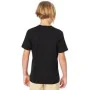 Camisola de Manga Curta Infantil Rip Curl Corp Icon B Preto de Rip Curl, Menino - Ref: S6438297, Preço: 12,98 €, Desconto: %