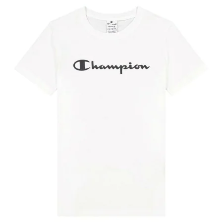 Camiseta de Manga Corta Mujer Champion Big Script Logo de Champion, Mujer - Ref: S6438555, Precio: 19,84 €, Descuento: %