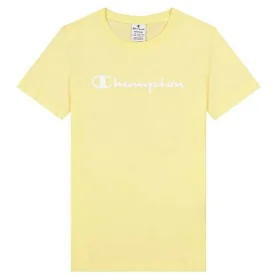 Camiseta de Manga Corta Mujer Champion Big Script Logo de Champion, Mujer - Ref: S6438556, Precio: 22,05 €, Descuento: %