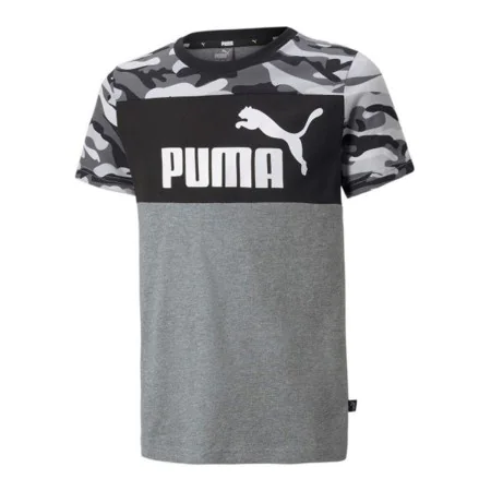 Children’s Short Sleeve T-Shirt Puma ESS+ Camo Black by Puma, Boys - Ref: S6438996, Price: 16,49 €, Discount: %