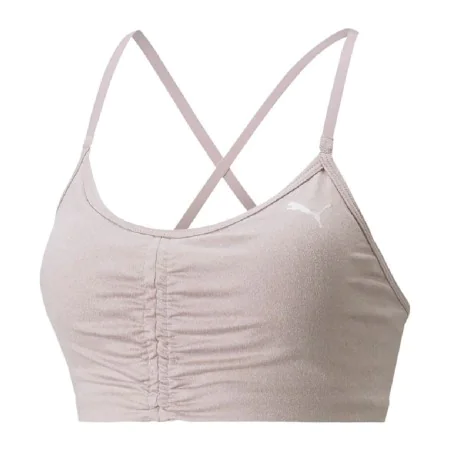 Sports Bra Puma Low Impact Studio Foundation Grey Light mauve by Puma, Women - Ref: S6439021, Price: 22,41 €, Discount: %