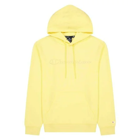 Felpa con Cappuccio Uomo Champion Script Logo Hoodie M Giallo di Champion, Uomo - Rif: S6440574, Prezzo: 45,86 €, Sconto: %