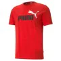 T-shirt à manches courtes homme Puma Essentials+ Rouge de Puma, Homme - Réf : S6442041, Prix : 37,22 €, Remise : %