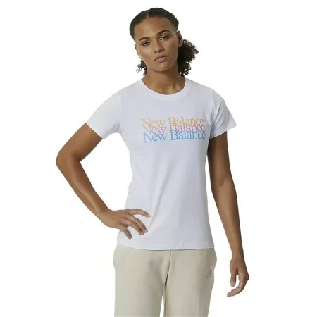 T-shirt à manches courtes femme New Balance Essentials Celebrate Blanc de New Balance, Femme - Réf : S6442062, Prix : 21,97 €...