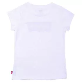 Camisola de Manga Curta Infantil Levi's Batwing B Branco de Levi's, Menino - Ref: S6442220, Preço: 19,35 €, Desconto: %