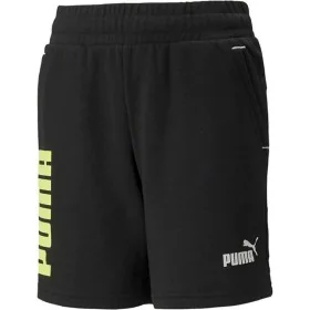 Short de Sport pour Enfants Puma Power K Noir de Puma, Garçon - Réf : S6442648, Prix : 28,60 €, Remise : %