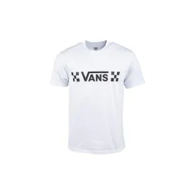 Men’s Short Sleeve T-Shirt Vans Drop V Check-B White by Vans, Men - Ref: S6443685, Price: 20,75 €, Discount: %