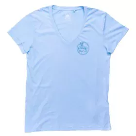 Camisola de Manga Curta Mulher Rip Curl Re-entry Azul Claro de Rip Curl, Mulher - Ref: S6443694, Preço: 18,43 €, Desconto: %