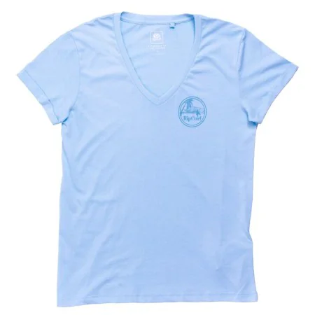 T-shirt à manches courtes femme Rip Curl Re-entry Bleu clair de Rip Curl, Femme - Réf : S6443694, Prix : 18,43 €, Remise : %