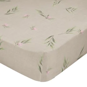 Fitted sheet HappyFriday Summer floral Multicolour 160 x 200 x 32 cm by HappyFriday, Sheets and pillowcases - Ref: D1613745, ...