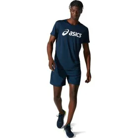 Men’s Short Sleeve T-Shirt Asics Core Navy Blue by Asics, Men - Ref: S6444908, Price: 26,29 €, Discount: %