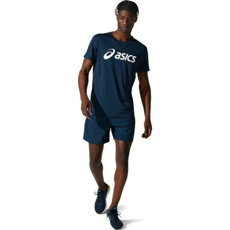 Maglia a Maniche Corte Uomo Asics Core Blu Marino di Asics, Uomo - Rif: S6444908, Prezzo: 26,29 €, Sconto: %