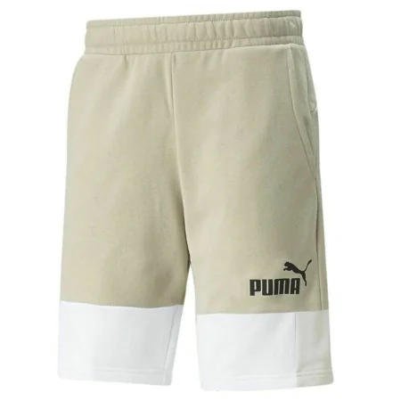 Calções de Desporto para Homem Puma Essential+ Block Bege de Puma, Homem - Ref: S6445645, Preço: 31,57 €, Desconto: %