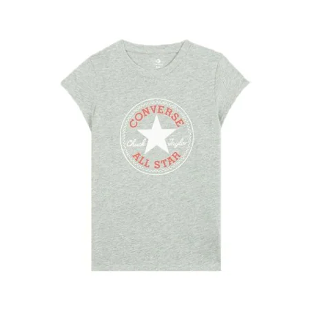 Maglia a Maniche Corte per Bambini Converse Timeless Chuck Patch Grigio scuro di Converse, Bambina - Rif: S6446694, Prezzo: 1...