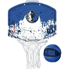 Panier de Basket Wilson Dallas Mavericks Mini Bleu de Wilson, Paniers mobiles - Réf : S6447450, Prix : 17,92 €, Remise : %