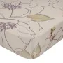 Fitted bottom sheet HappyFriday White peonies Multicolour 180 x 200 x 32 cm by HappyFriday, Sheets and pillowcases - Ref: D16...