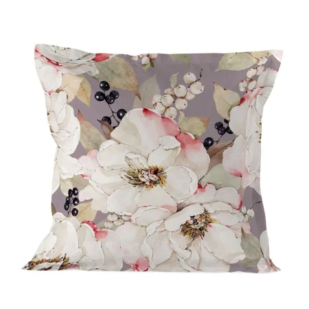 Funda de almohada HappyFriday White Peonies Multicolor 80 x 80 cm de HappyFriday, Sábanas y fundas de almohada - Ref: D161378...