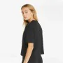 T-shirt à manches courtes femme Puma Tape Crop Noir de Puma, Femme - Réf : S6449797, Prix : 21,03 €, Remise : %