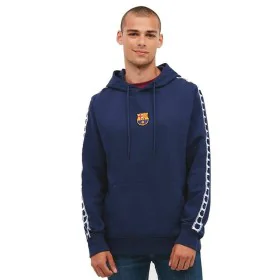 Felpa con Cappuccio Uomo F.C. Barcelona Blu Marino di F.C. Barcelona, Abbigliamento e accessori - Rif: S6450788, Prezzo: 59,2...