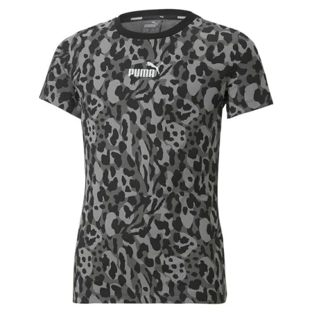 Camiseta de Manga Corta Infantil Puma Alpha AOP Negro de Puma, Niño - Ref: S6452568, Precio: 20,04 €, Descuento: %