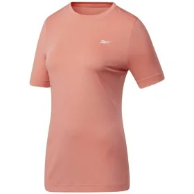 Camisola de Manga Curta Mulher Workout Ready Reebok Supremium Cor de Rosa de Reebok, Mulher - Ref: S6452841, Preço: 26,37 €, ...