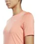 T-shirt à manches courtes femme Workout Ready Reebok Supremium Rose de Reebok, Femme - Réf : S6452841, Prix : 26,37 €, Remise...