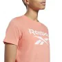 Camisola de Manga Curta Mulher Reebok Identity Logo Cor de Rosa de Reebok, Mulher - Ref: S6452842, Preço: 20,21 €, Desconto: %