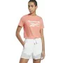 Camiseta de Manga Corta Mujer Reebok Identity Logo Rosa de Reebok, Mujer - Ref: S6452842, Precio: 20,21 €, Descuento: %