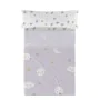 Conjunto de Lençóis HappyFriday Moshi Moshi Moons Multicolor Solteiro 2 Peças de HappyFriday, Lençóis e capas de almofadas - ...