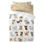 Duvet cover set HappyFriday Mr Fox Cats Multicolour Baby Crib 2 Pieces by HappyFriday, Quilts and quilt covers - Ref: D161384...