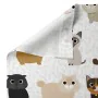 Bedding set HappyFriday Mr Fox Cats Multicolour Baby Crib 2 Pieces by HappyFriday, Bed linen for cots - Ref: D1613845, Price:...