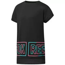 Maglia a Maniche Corte Donna Reebok Dance Girls Squad Nero di Reebok, Donna - Rif: S6464783, Prezzo: 19,30 €, Sconto: %