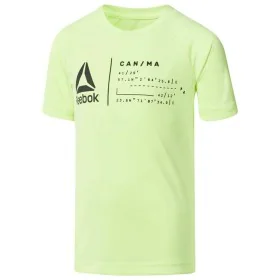 Men’s Short Sleeve T-Shirt Reebok Sportswear B Wor Lime green by Reebok, Men - Ref: S6464785, Price: 10,87 €, Discount: %