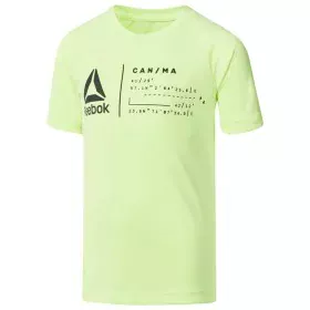 Camiseta de Manga Corta Hombre Reebok Sportswear B Wor Verde limón de Reebok, Hombre - Ref: S6464785, Precio: 10,87 €, Descue...