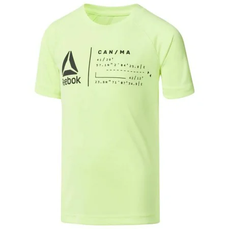 Camiseta de Manga Corta Hombre Reebok Sportswear B Wor Verde limón de Reebok, Hombre - Ref: S6464785, Precio: 10,87 €, Descue...