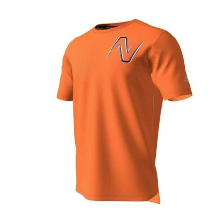 Men’s Short Sleeve T-Shirt New Balance GR Impact Run Orange by New Balance, Men - Ref: S6464787, Price: 43,75 €, Discount: %