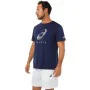 Camiseta de Manga Corta Hombre Asics Court Azul de Asics, Hombre - Ref: S6464837, Precio: 22,41 €, Descuento: %